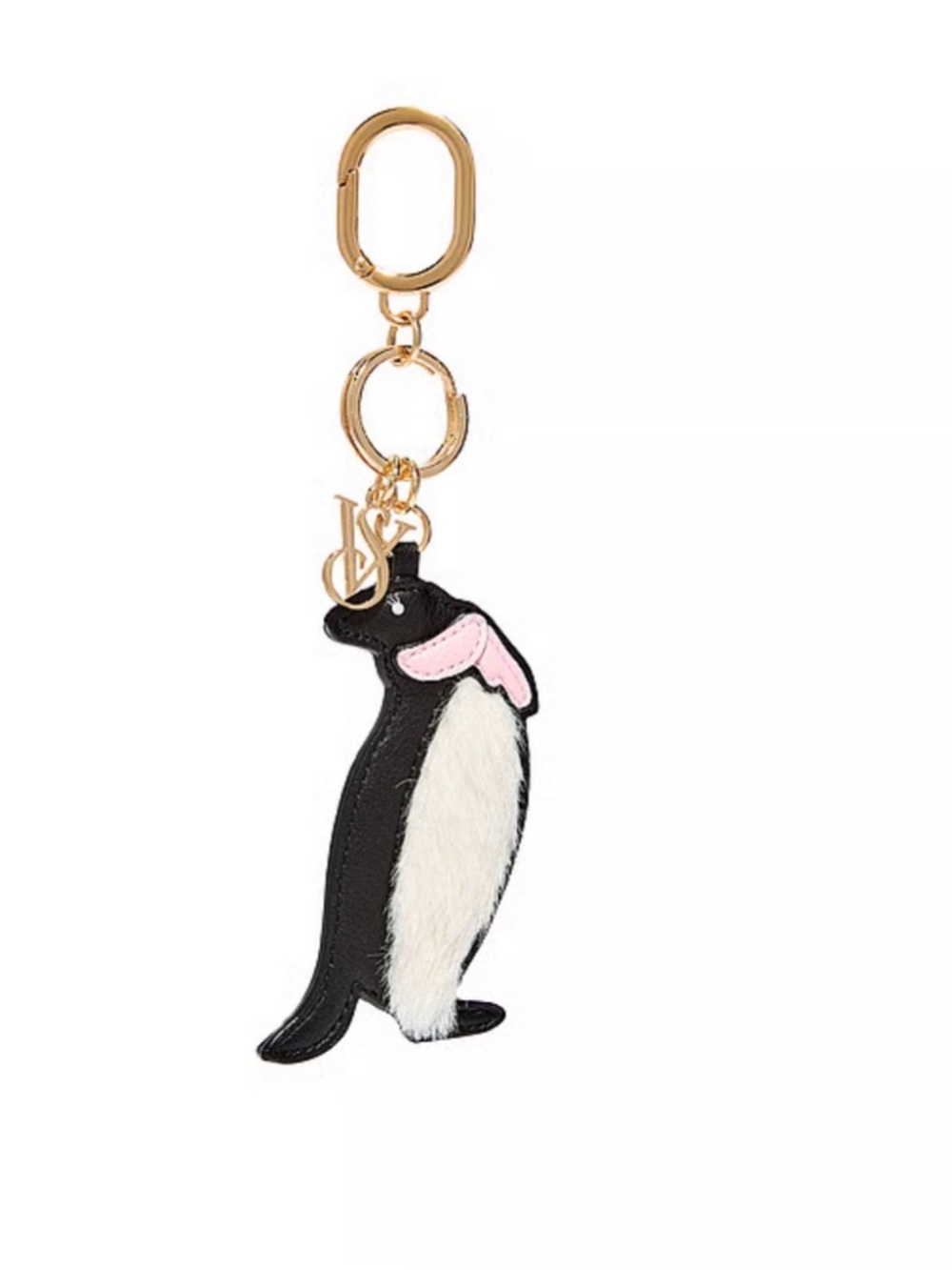 Black Penguin Bag Charm with Gold Hardware Victoria’s Secret